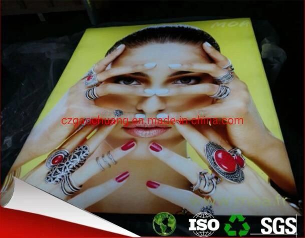 Modern Illuminated Modular LED Sign Tension Fabric UV Printing Light Box