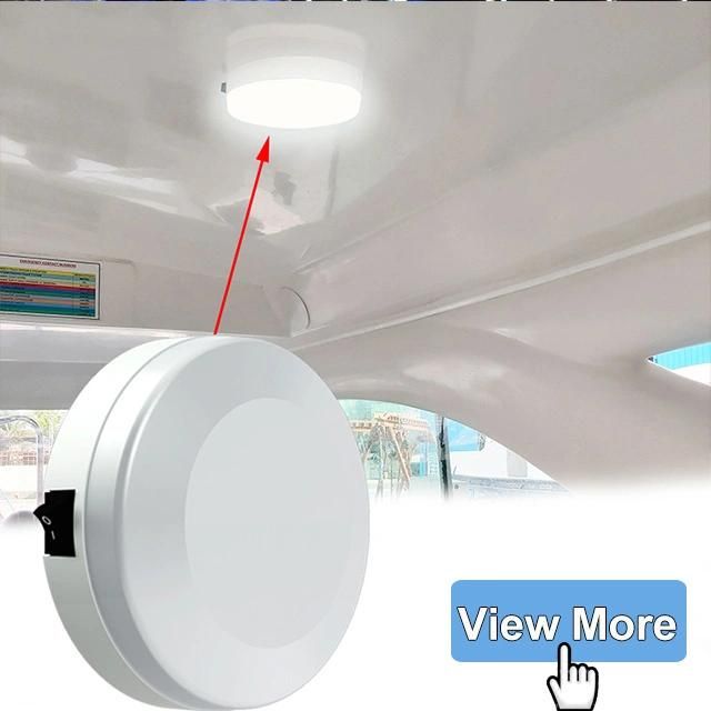 9W Brass IP68 Mini 12V Boat LED Marine Drain Plug LED Underwater Dock Lights