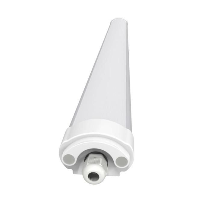 Polycarbonate Diffuser Batten Fitting 4FT 50W LED Vapor Proof Light Fixture