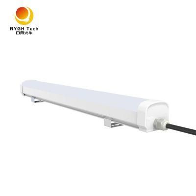 5FT 40W Linear Vapor Tight Fixture LED Weatherproof Batten Light