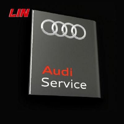 Acrylic Car Dealer Car Logo and Their Name / Vacuum Coating Car Dealer Auto Sign