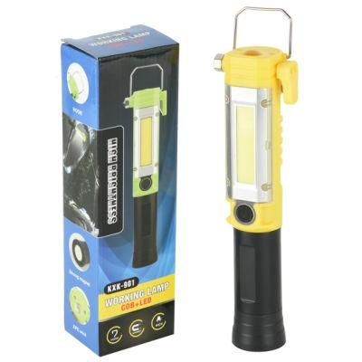 3W Portable Adjustable Handheld High Lumen Super Bright Magnetic Work Light COB LED Work Lamp