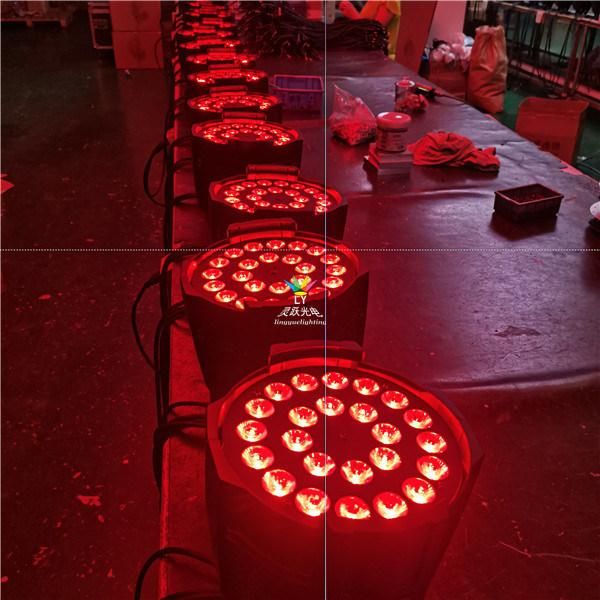 Stage Equipment DMX Disco RGBW 4in1 LED 24X12W DMX PAR Can Light