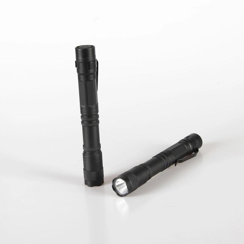 Yichen Pen Shape Aluminum Alloy LED Flashlight with Pocket Clip for Work Light