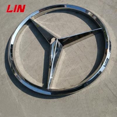 Vacuum Forming ABS Chrome Smooth Surface LED Cover for 4s Car Badges Automobile Logos for Benz