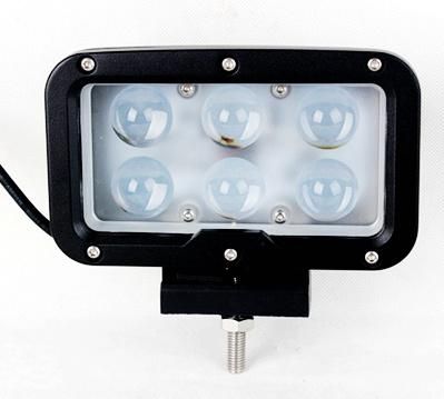 Car Spotlight 12V 40W Super Bright Spotlight LED Roof Light off-Road Vehicle Spotlight Lens Front Bumper Modified Headlight High Beam Light