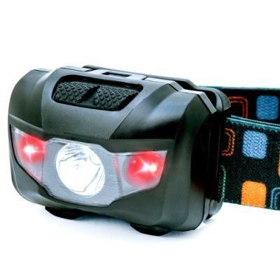 CREE Headlight with Red Strobe Head Light Lamp LED Headlamp