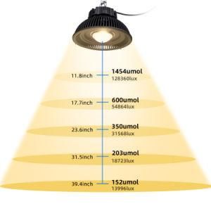 High Efficiency Horticulture Lighting Cxm32 COB LED Grow Light Chip 72fins UFO LED Grow Light