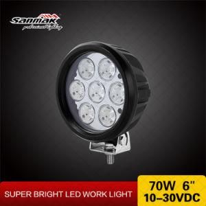 High Efficency Round 6&prime;&prime;70W Working Light LED CREE
