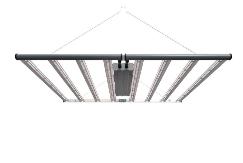 ETL Listed New Design Fluence Spydr Full Spectrum LED Plant Grow Light Bars (800W 2.7umol/J) with CO2 Diffusion Function