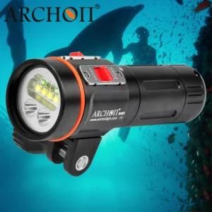 Underwater Camera Flashlight Diving Video Light 30watts with 32650 Li-ion Battery *1