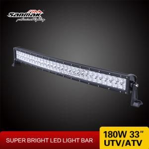 180W 33inch IP67 4X4 Offroad Curved CREE LED Light Bar