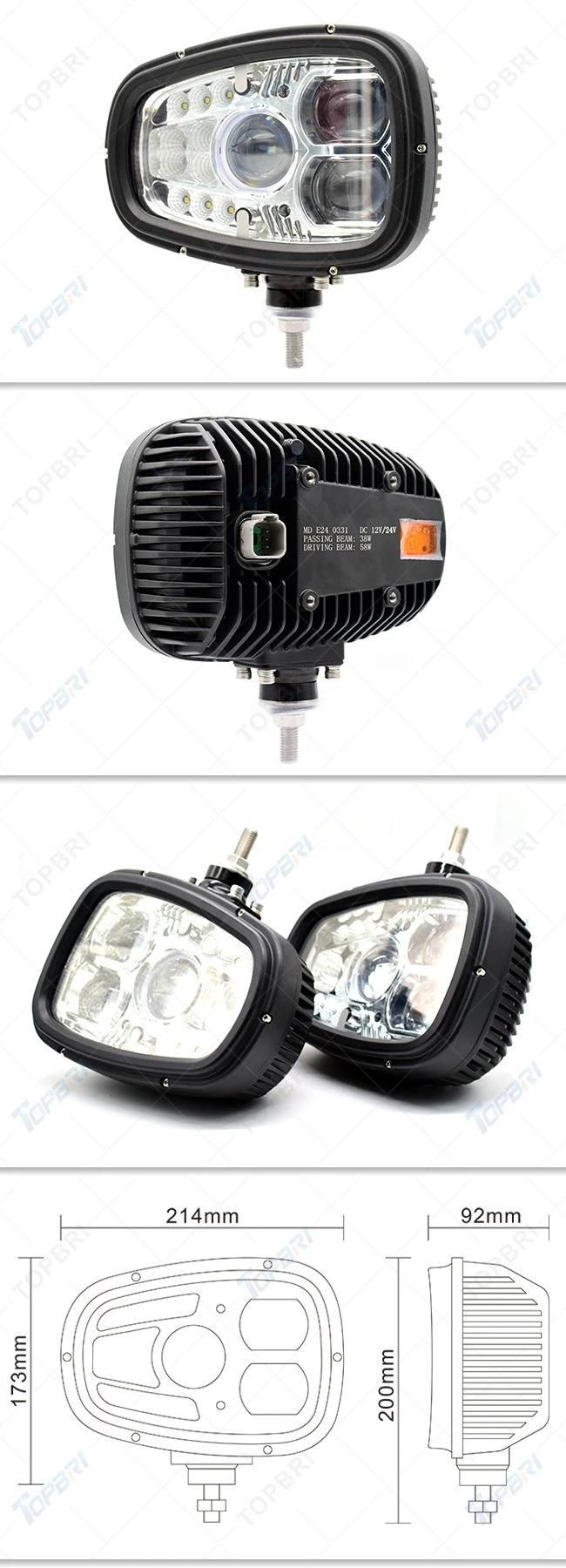 9inch 96W Auto Laser CREE LED Work Lights for Car Motorcycle Indicator Offroad Headlight