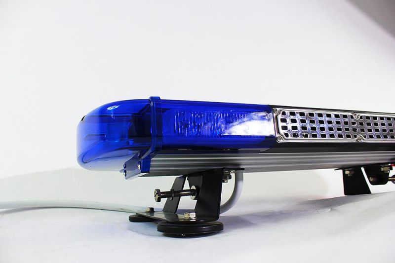 Haibang Car Siren Light Bar Built-in Speaker in Red and Blue Color