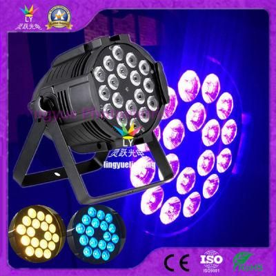 6in1 Rgbawuv 18PCS Aluminum DMX PAR LED Lighting