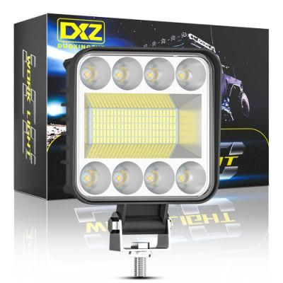 Dxz New Model 4inch 128LED Work Light White Spotlight Offroad for Truck Bus Boat Motorcycle Car Light Factory