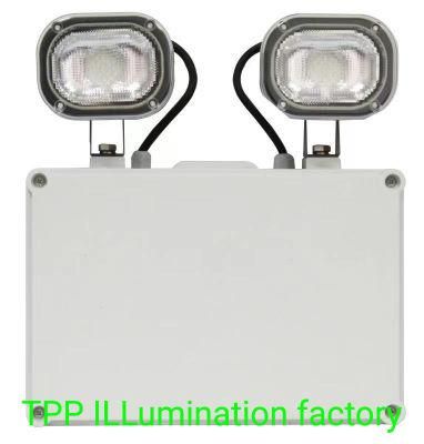 Twin Spot LED Emergency Light IP65