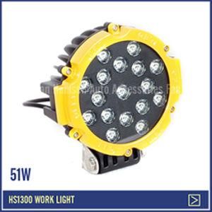 51W LED off Road Driving Light Round LED Work Light Working Lamp