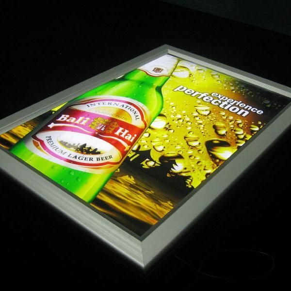 Flexible Ultra Thin Slim Light Boxes LED Advertising Aluminum Windshield Stickers