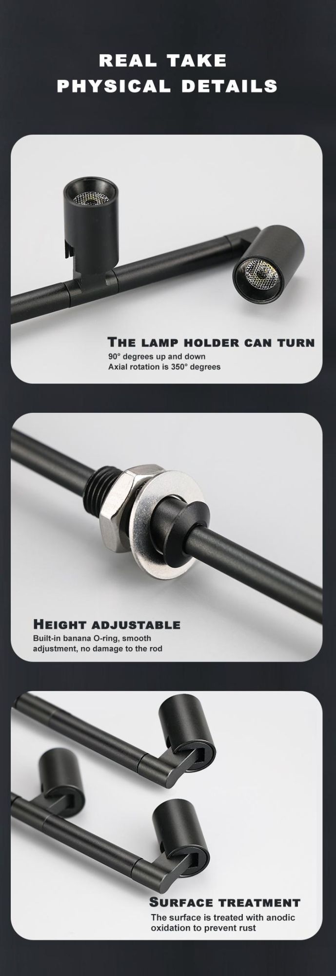 New Design Adjustable LED Jewelry Light for Cabinet Lighting