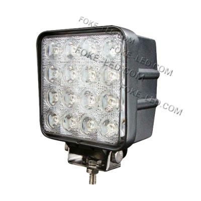 China Factory New Design Square Spot/Flood LED Car Working Light