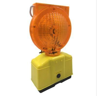 Solar Powered Emergency LED Strobe Caution Traffic Safety Warning Lamp