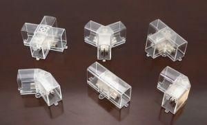 Fast Plug-in Transparent PC Connectors for The Hexagonal Light and Hexa Grid System