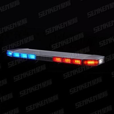 Senken White/Amber/Red/Blue IP67 745/1204mm 6.5/10A DC 12V Slim Ambulance/Fire Truck Lightbar