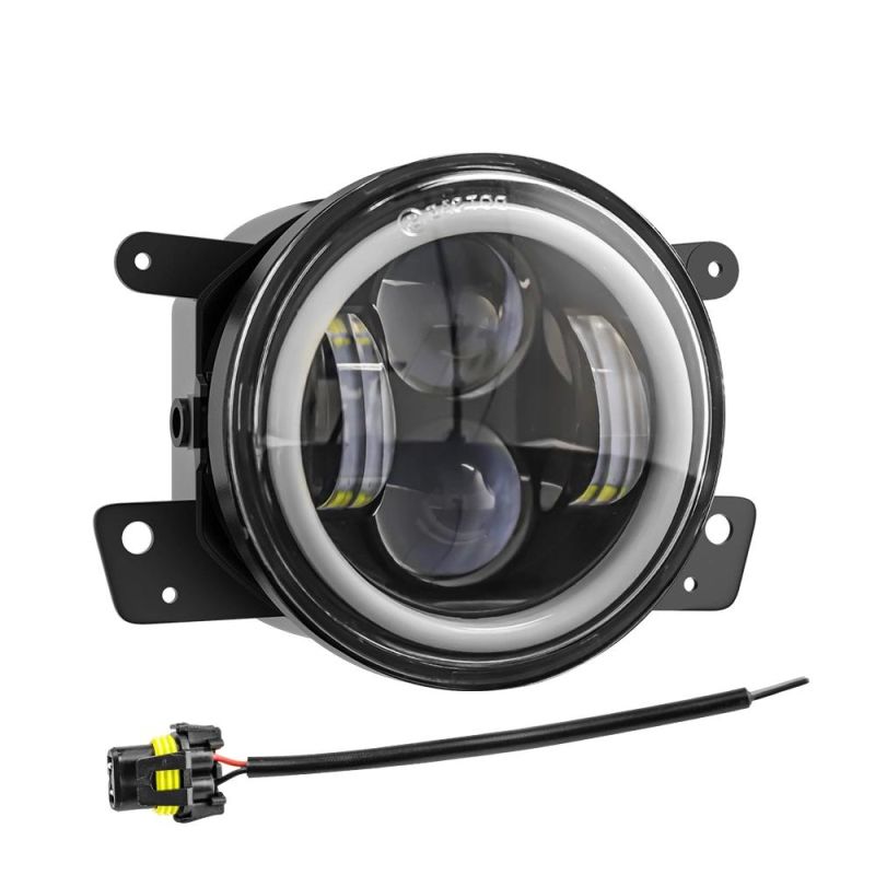 Dxz 12V Axl 4LED 40W LED Driving Fog Lights with Aperture for 4X4 Offroad Jeep Wrangler Motorcycle Bicycle