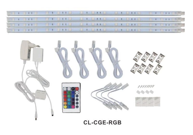 DC12V Under Cabinet Lighting LED RGB Color with 24key IR Remote