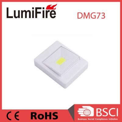 Battery Operated 3W COB LED Wall Small Switch Night Light