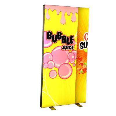 Aluminum Frame Freestanding Fabric Advertising LED Light Box