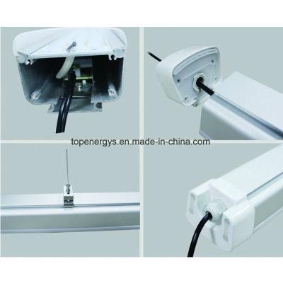 5 Feet 50W 130lm/W IP66 Linkable LED Tri-Proof Light Fixture