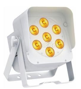 7X15W RGBWA UV 6in1 LEDs Flat PAR Light