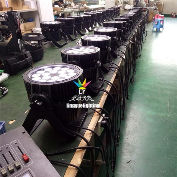 China 18X10W DMX512 Outdoor IP65 LED PAR Lights for Sale