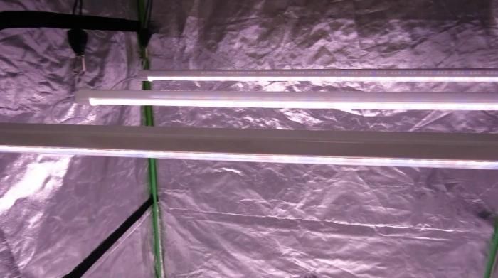 Indoor Waterproof IP65 Hydro Vertical Seeding Vegatable Plant 1.2m 4FT Strip Bar Intgerated T5 18W 36W Tube LED Grow Light