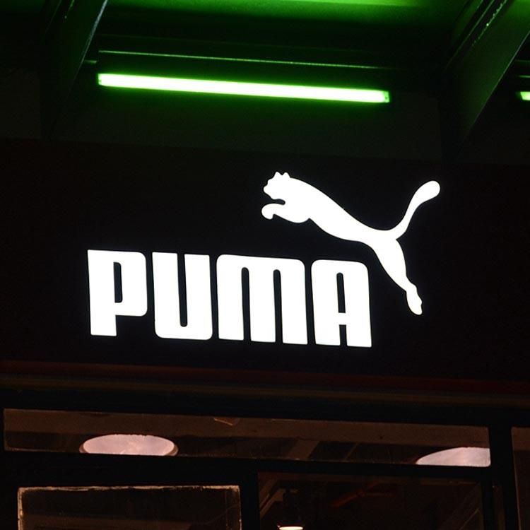 LED Logo Sign Store Front Lit Channel Letter Advertising Board
