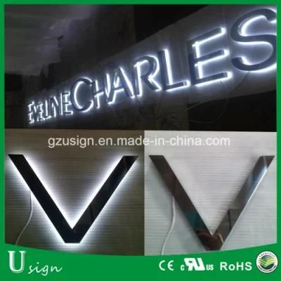 Custom 3D Backlit Signage Logo Light up Letters Company Sign