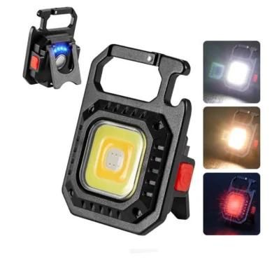 Brilliant-Dragon Factory Price Super Bright Mini Portable LED Flashlight USB Rechargeable Outdoor Camping COB Worklight