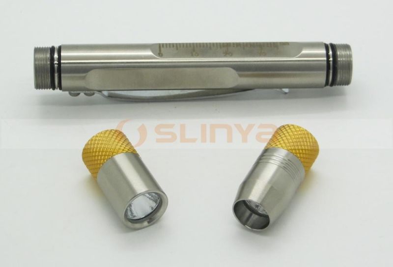 High Quality Medical Clip Penlight White Yellow Light