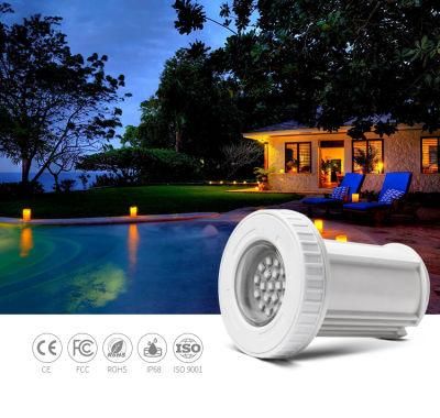 2 Years Warranty Heguang 3W 12V RGB Wall Mounted LED Swimming Pool Light