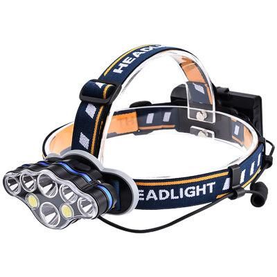 Outdoor Multifunctional Headlight with LED Light