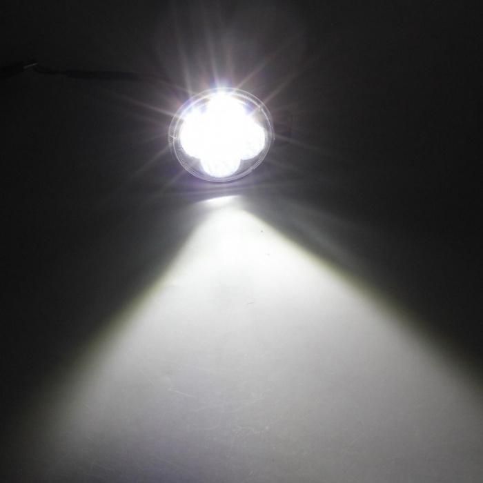 3" Round 12V 12W off-Road Jeep Pickup Truck Motorcycle ATV LED Work Light Car LED Milha Auxiliares Auto Moto Alta Baja Faro LED Barra De Luz De LED