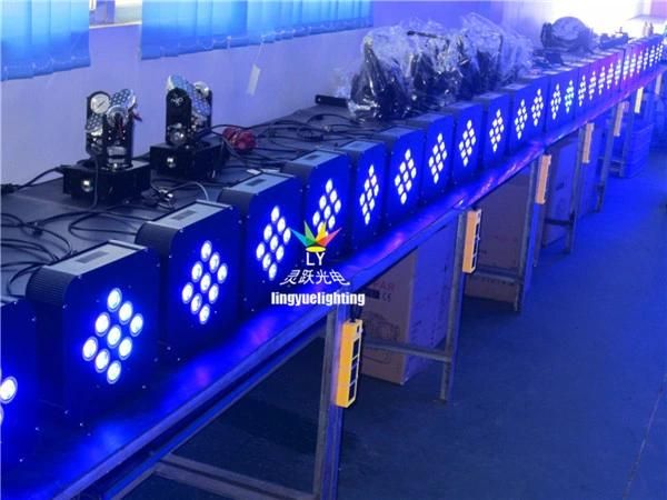 9X10W Wireless Battery Powered Stage LED PAR Can