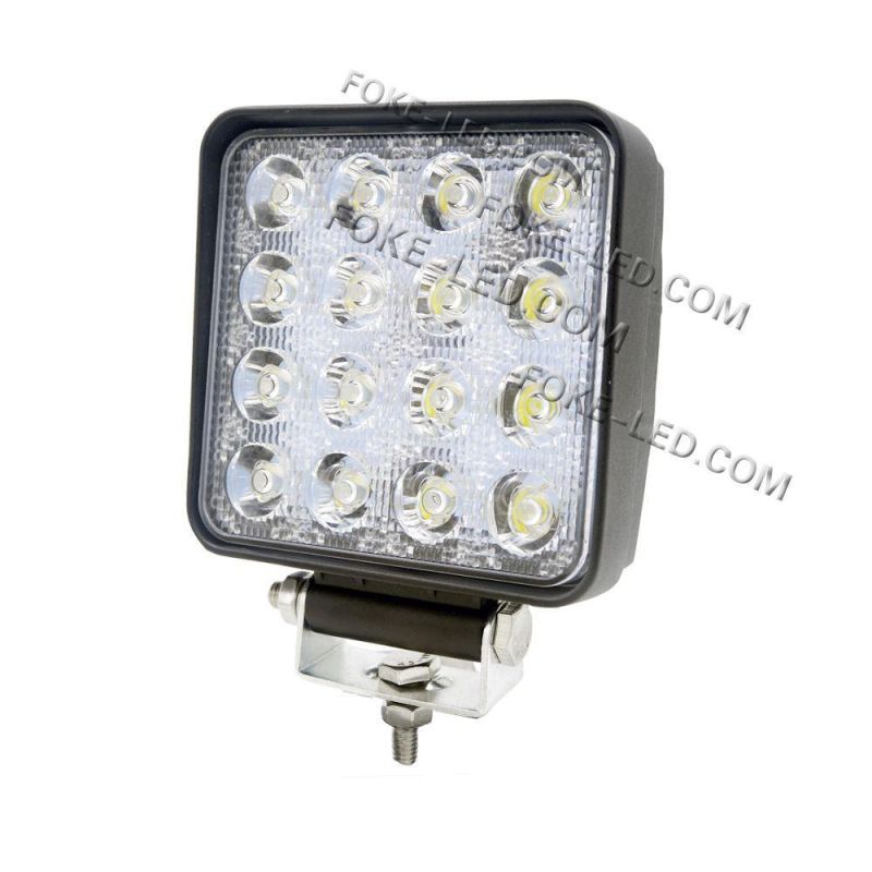 China Factory New Design Square Spot/Flood LED Car Working Light