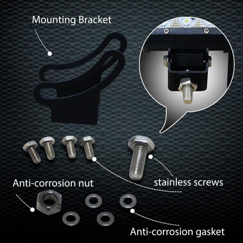 18W Flood CREE LED Pods Lights Fog LED Work Light for off Road Truck SUV Tractor Trailer Truck