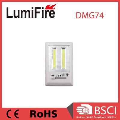 Brightness Adjustable Dimming COB LED Wall Mount Light Switch