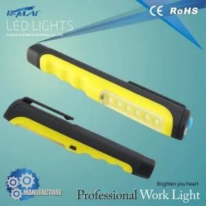 6+1 Rechargeable LED Clip Pen Light with USB Line (HL-LA0226B)