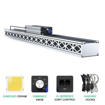 680W Indoor Greenhouse High Ppfd Dimmable Medical Plants Production Facility LED Grow Light