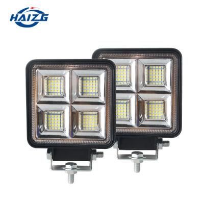 Haizg High Quality 192W Square Work Light Motorcycle LED Driving Light SUV Car LED Work for Offroad